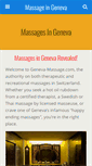 Mobile Screenshot of geneva-massage.com